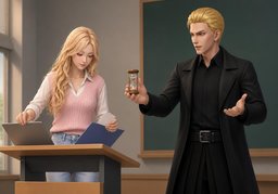 발표 시간은 총 ~분이에요.のイラスト