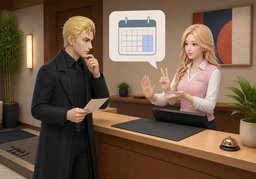 ~의 예약 취소 수수료가 있나요?のイラスト