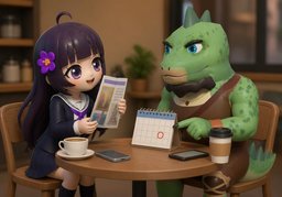 ~ 보러 갈래요?のイラスト