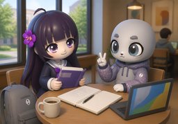 ~ 끝나고 시간 있어요?のイラスト