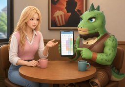 다음 주 ~ 어때요?のイラスト