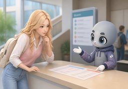 ~ 수업이 개설되어 있나요?のイラスト