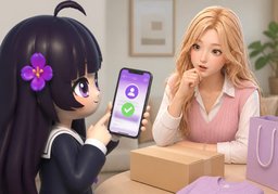 ~ 가입했어요.のイラスト