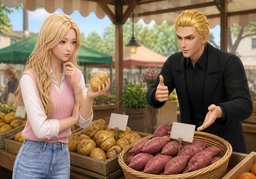 ~ 필요해요, 아니면 ~로 가능해요?のイラスト