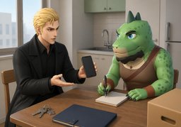 보증금은 ~로 반환해 주세요.のイラスト