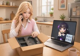 ~ 누락된 것 같아요.のイラスト
