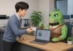 ~의 비밀번호를 재설정해 주세요.のイラスト