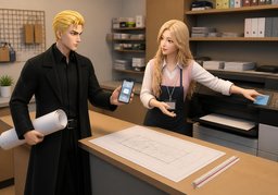 ~ 인쇄할 수 있나요?のイラスト