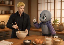 한 번 해볼까요?のイラスト