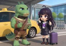 ~면 연락 주세요.のイラスト