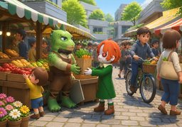 Illustration for Markt (market)