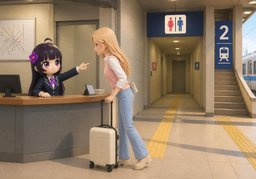 Is there ~ in ~?のイラスト