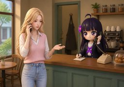 Could I speak to ~?のイラスト