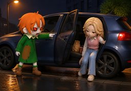 Get out of ~.のイラスト