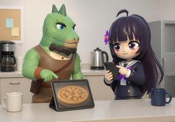 Let's go for ~.のイラスト