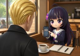 What's your ~ number?のイラスト