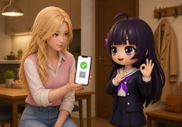Did you check ~?のイラスト