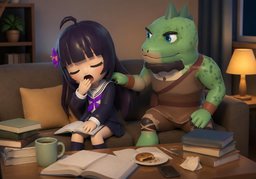 What's wrong?のイラスト