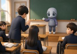 Sorry to interrupt.のイラスト
