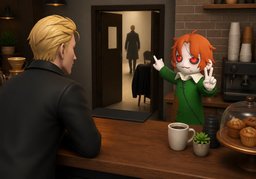 When will ~ be back?のイラスト