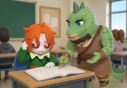 Let me explain.のイラスト