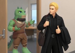 when you have a chanceのイラスト
