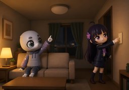 Can you turn on ~?のイラスト
