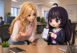 ~'s number is ~.のイラスト