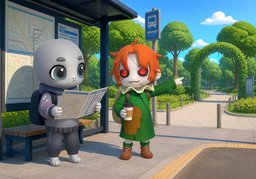 Where should we go?のイラスト