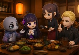 Can we split the bill?のイラスト