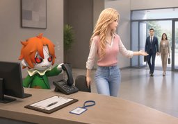 deal with ~のイラスト