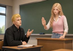 Could you speak more slowly?のイラスト