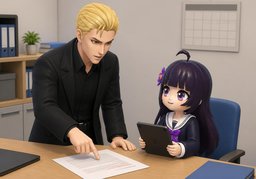 Confirm the details.のイラスト