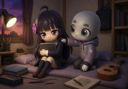 Don't give up ~.のイラスト