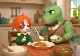 Not too spicy, please.のイラスト