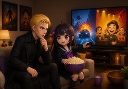 What kind of ~ do you watch?のイラスト