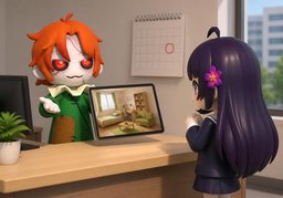 furnished roomのイラスト