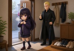 get ~ onのイラスト