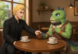 pay for ~のイラスト