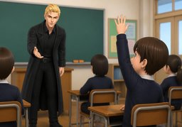 Please raise your hand if you have ~.のイラスト