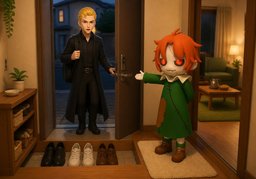Come visit ~.のイラスト