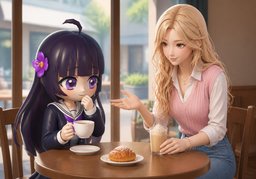 Don't be shy.のイラスト