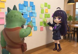 I have a different opinion.のイラスト