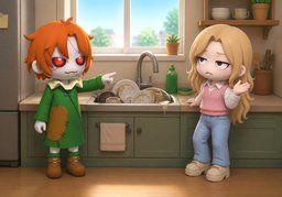 Give me a break.のイラスト