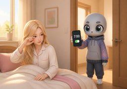 Did you set ~?のイラスト