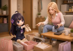 You're spending too much on ~.のイラスト