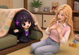Peekaboo!のイラスト