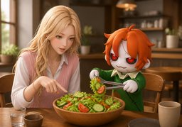 What's in ~?のイラスト
