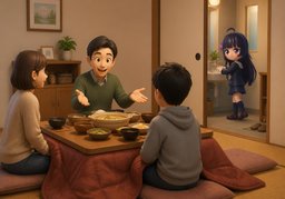 Let's eat.のイラスト