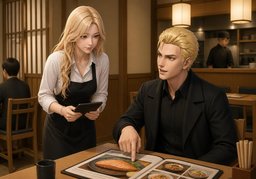 Are you ready to order?のイラスト